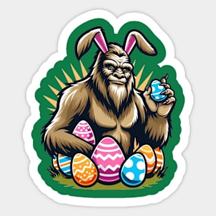 Bigfoot Bunny Sticker